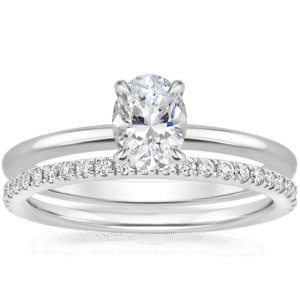 Petite Elodie Ring with Luxe Ballad Diamond Ring