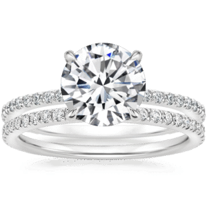 Demi Diamond Ring with Luxe Ballad Diamond Ring