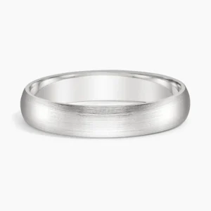 Matte Slim Profile 4mm Wedding Ring