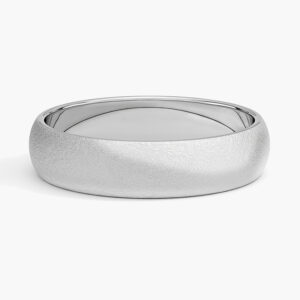 Sandblast Comfort Fit 5mm Wedding Ring