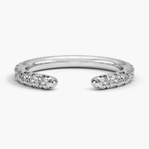 Sienna Three-Quarter Coverage Diamond Open Ring (1/2 ct. tw.)
