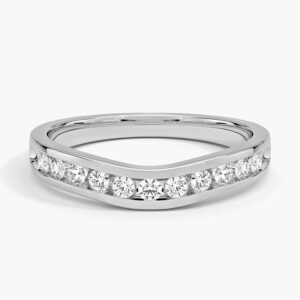 Zadie Channel Set Contour Lab Diamond Ring (1/4 ct. tw.)