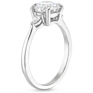 Aria Contoured Diamond Bridal Set - Image 2