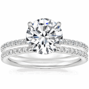 Demi Diamond Ring with Luxe Ballad Diamond Ring - Image 1