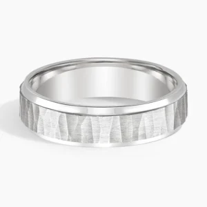 Beveled Edge Aspen 5.5mm Wedding Ring - Image 1