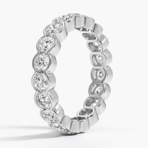 Round Eternity Lab Diamond Semi-Bezel Ring (2 1/2 ct. tw.) - Image 2