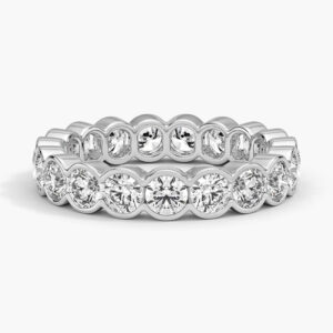 Round Eternity Lab Diamond Semi-Bezel Ring (2 1/2 ct. tw.) - Image 1