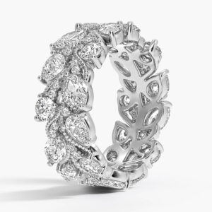 Camellia Eternity Diamond Ring - Image 2