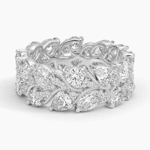 Camellia Eternity Diamond Ring - Image 1