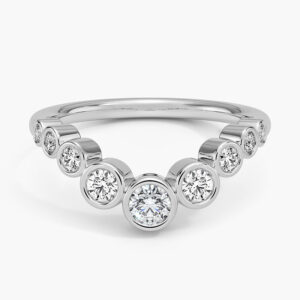Uma Contour Bezel Diamond Ring - Image 1