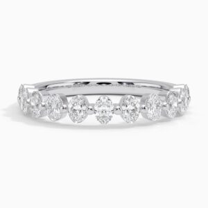 Ellipse Oval Diamond Ring - Image 1