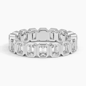 Bezel Emerald Cut Eternity Lab Diamond Ring (2 1/2 ct. tw.) - Image 1
