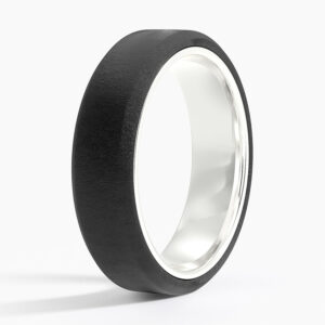 Jett Black 6mm Wedding Ring - Image 2
