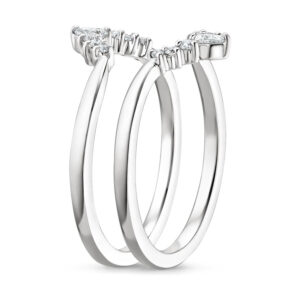 Lunette Nested Diamond Ring Stack - Image 2