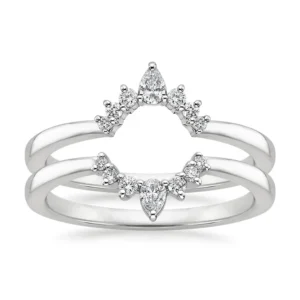 Lunette Nested Diamond Ring Stack - Image 1