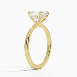 Freesia Hidden Halo Diamond Ring - Image 2