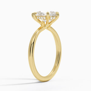 Freesia Hidden Halo Diamond Ring - Image 2