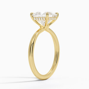Freesia Hidden Halo Diamond Ring - Image 2