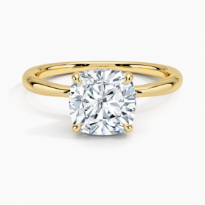 Freesia Hidden Halo Diamond Ring - Image 1